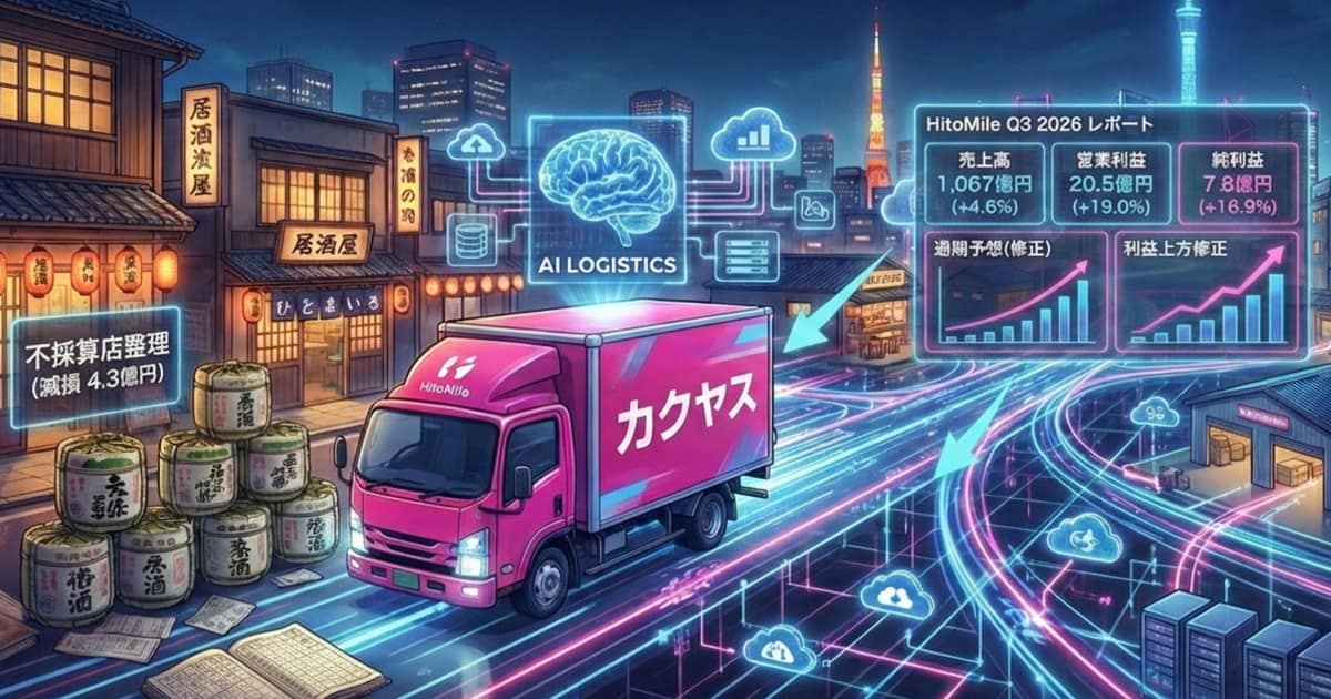 ひとまいる2026年3月期3Q決算|飲食業界の構造的危機との対峙